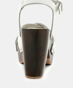 Rag & Co VELMA White Ankle Strap Sandal