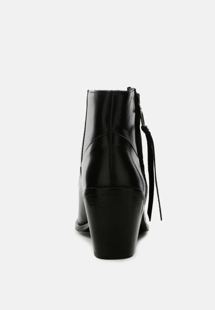 Rag & Co VIVIANA Black Ankle Boots With Zipper 6 Rag & Co VIVIANA Black Ankle Boots With Zipper