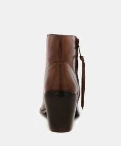 Rag & Co VIVIANA Brown Ankle Boots With Zipper 11 Rag & Co VIVIANA Brown Ankle Boots With Zipper