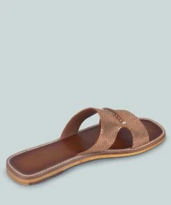 Rag & Co X WOODLEY Slip On Leather Flats In Natural Snake 11 Rag & Co X WOODLEY Slip On Leather Flats In Natural Snake